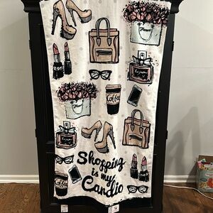 BATH TOWEL/ BEACH TOWEL shopping is my cardio 53x27